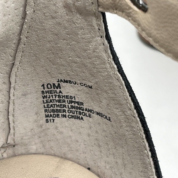 Jambu Sandals Suede Sheila Block High Heel Shoe - Picture 11 of 12